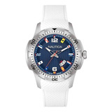 Reloj Nautica Para Hombre Nai13514g Análogo Color Azul