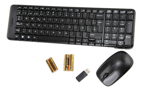 Kit Mouse + Teclado Logitech Inalambrico Español Mk220 Htec