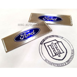 Emblemas Ford Pisa Alfombra Original Maverick Mustang Azul