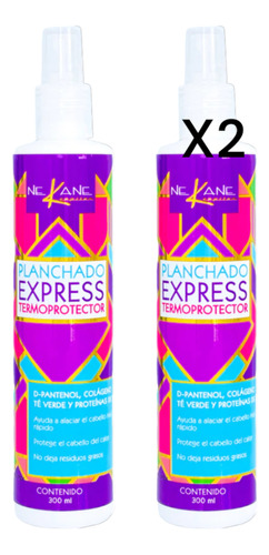 Kit 2 Termoprotectores Protector Nekane Planchado Express