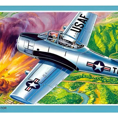 Guillows 901 Avión Trojan T-28d Para Armar De Madera Balsa 901 | Envío gratis