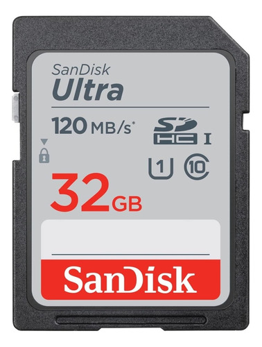 Tarjeta De Memoria Sandisk Ultra 32gb Sdhc Uhs-i Original