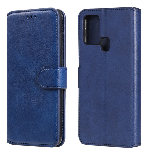 Funda De Piel Con Textura De Becerro Para Samsung Galaxy M31