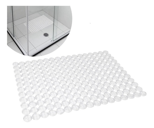 Tapete Plástico Antiderrapante Pvc Para Box De Chuveiro