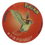 Mousepad De Tazo Pokemon De Modelo #018 Pidgeot