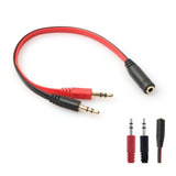 Cable Splitter 3.5 Usa Tu Auricular De Celular En Tu Pc