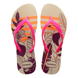 Ojotas Havaianas Slim Mujer Originales De Brasil Color Rosa 