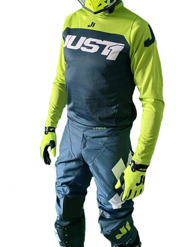 Conjunto Motocross Enduro Atv Fluor Just1