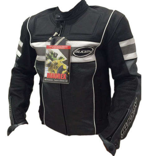 Campera Moto Suomy Cuero Motoscba O