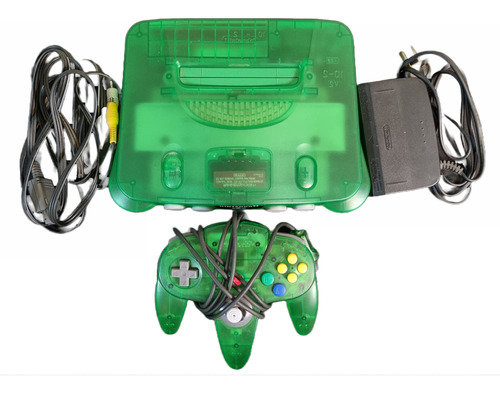 Nintendo 64 Jungle Green Funtastic Series Completa Impecable