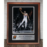 Nba Kevin Durant Foto Firmada Cuadro Phoenix Suns