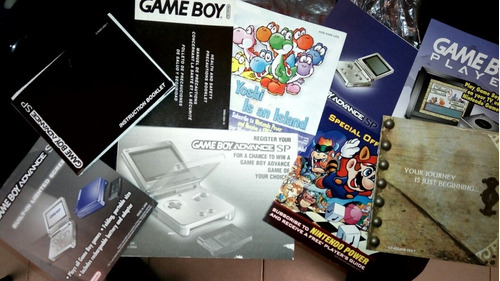Los Manuales E Instructivos Del Gameboy Advance Sp Papeles