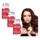 3 × Cápsulas Vitamina Smooth Silky Hair Quer Complex