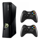 Xbox 360 Slim Chip 5.0 - Dos Controles - Disco Duro Juegos