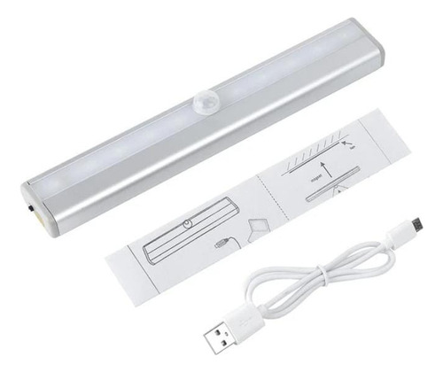 Luz Led Con Sensor De Movimiento Recargable Tipo Closet