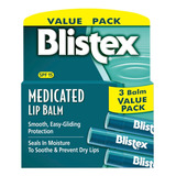 Blistex Bálsamo Labial Spf 15, Pack De 3 Tubos