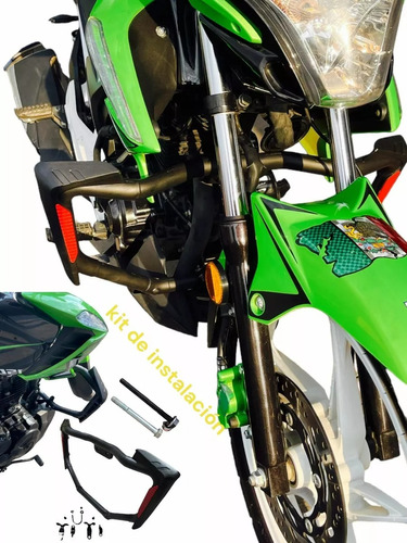 Slider Defensa Proteccion Para Moto Italika 150z 125z Acero
