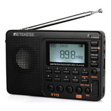 Radio Fm Am Sw Retekess V115 De Onda Corta Con Recarga Usb