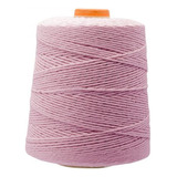 Barbante N°8 Colorido Crochê Artesanato 700g Rosa Bebe 