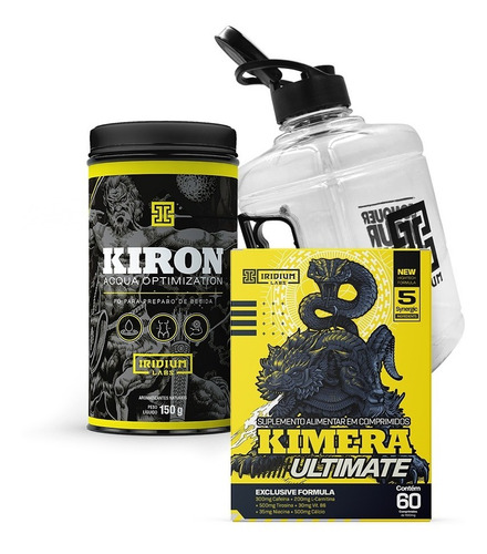 Kit Desinchar Ultimate - Kimera Ultimate + Kiron Chá + Galão
