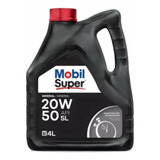 Aceite Mobil Super 1000 20w50 Mineral X4l