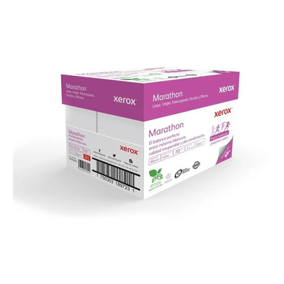 Hojas T\u002Fcarta Pony Xerox Marathon 5 Paquetes 2500 Hojas Color Blanco | Envío gratis
