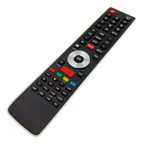 Control Remoto Smart Tv Bgh Hisense Jvc Noblex Sanyo Sansei