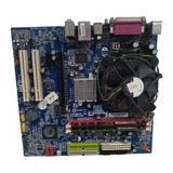 Kit Placa Mãe Chipset Via  Jogos América Processador + 1gb 