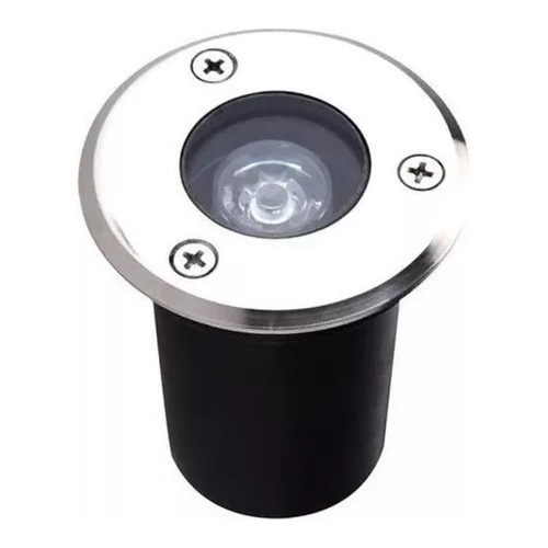 Balizador Luminária Led Chão Piso Jardim 3w Embutir Blindado