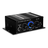 Ak270 Mini Audio Estéreo De 2 Canais Potência Preto