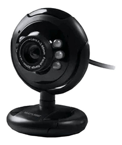 Webcam Multilaser Microf Usb Pret Plug Play 16mp Nightvision