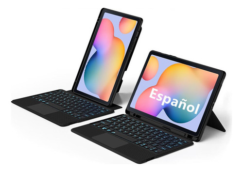 Funda Con Teclado Español Para Samsung Tab S6 Lite 10.4