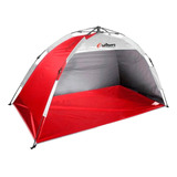 Carpa Playera Autoarmable Automatica 100 X 190 Cm Playa Color Rojo