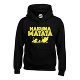 Buzo Capota Hakuna Matata Rey Leon Buso Hoodies Envio-gratis