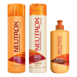 Kit Neutrox Sos Shampoo + Condicionador + Creme De Pentear