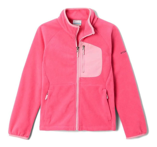 Jaqueta Infantil Feminina Columbia Fast Trek Iii Fleece Rosa