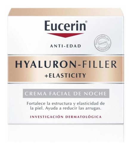 Eucerincrema Facial Elasticity+filler, Anti Edad Para Noche