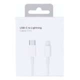 Cable De Cargador Usb C Para iPhone iPad AirPods 1 Metro