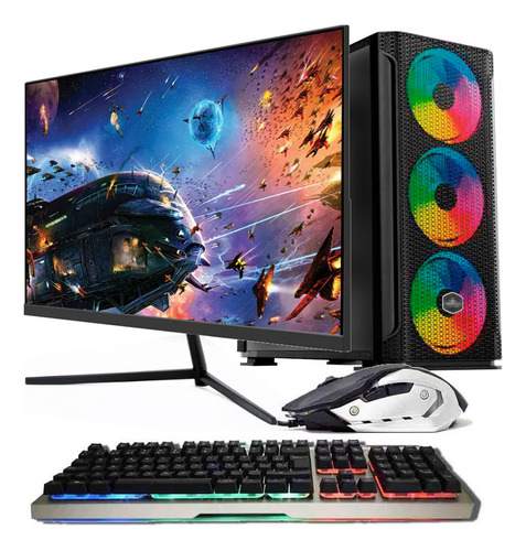 Pc Gamer Ryzen 7 32gb Ssd 1t Monitor 27 Rtx3060 12gb Fte 80+