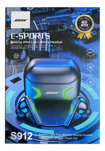 Audífonos Inalambricos Sports S912 Compatible Con Bose