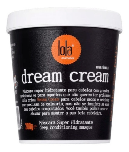 Máscara 200g Super Hidratante Dream Cream | Lola Cosmetics