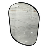 Espelho Oval Com Moldura ( 80x50 Cm )
