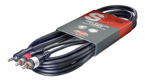 Cable Rca A Miniplug De 3 Metros Stagg - Syc3mpsb2cm