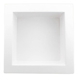 Nicho Para Banheiro Resina Premium Branco 37x37 Cm - Sanit