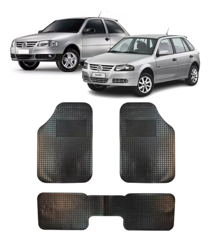 Cubre Alfombra 3 Piezas Volkswagen Gol Power G3 G4 1999/2013