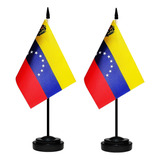 Set De Banderas P/ Escritorio Bclin De Países, Venezuela