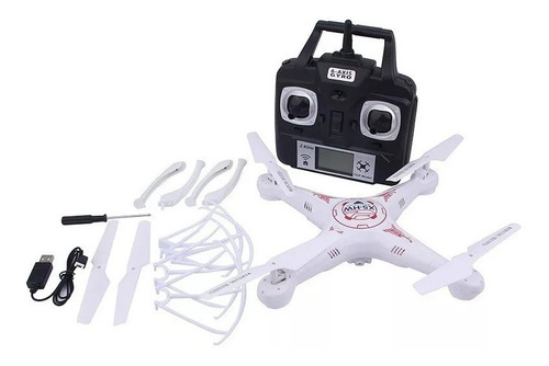 Dron Cuadricoptero Recargable Giro 360 Grados Grande Fussion