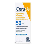 Cerave 100% Mineral De Protección Solar Spf 50 | Cara Protec