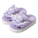 Pantuflas De Hello Kitty Acolchonada Peluche Antiderrapante 