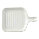 Plato De Arroz Refractario Rectangular De Porcelana